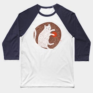 Playing Cat Baseball T-Shirt